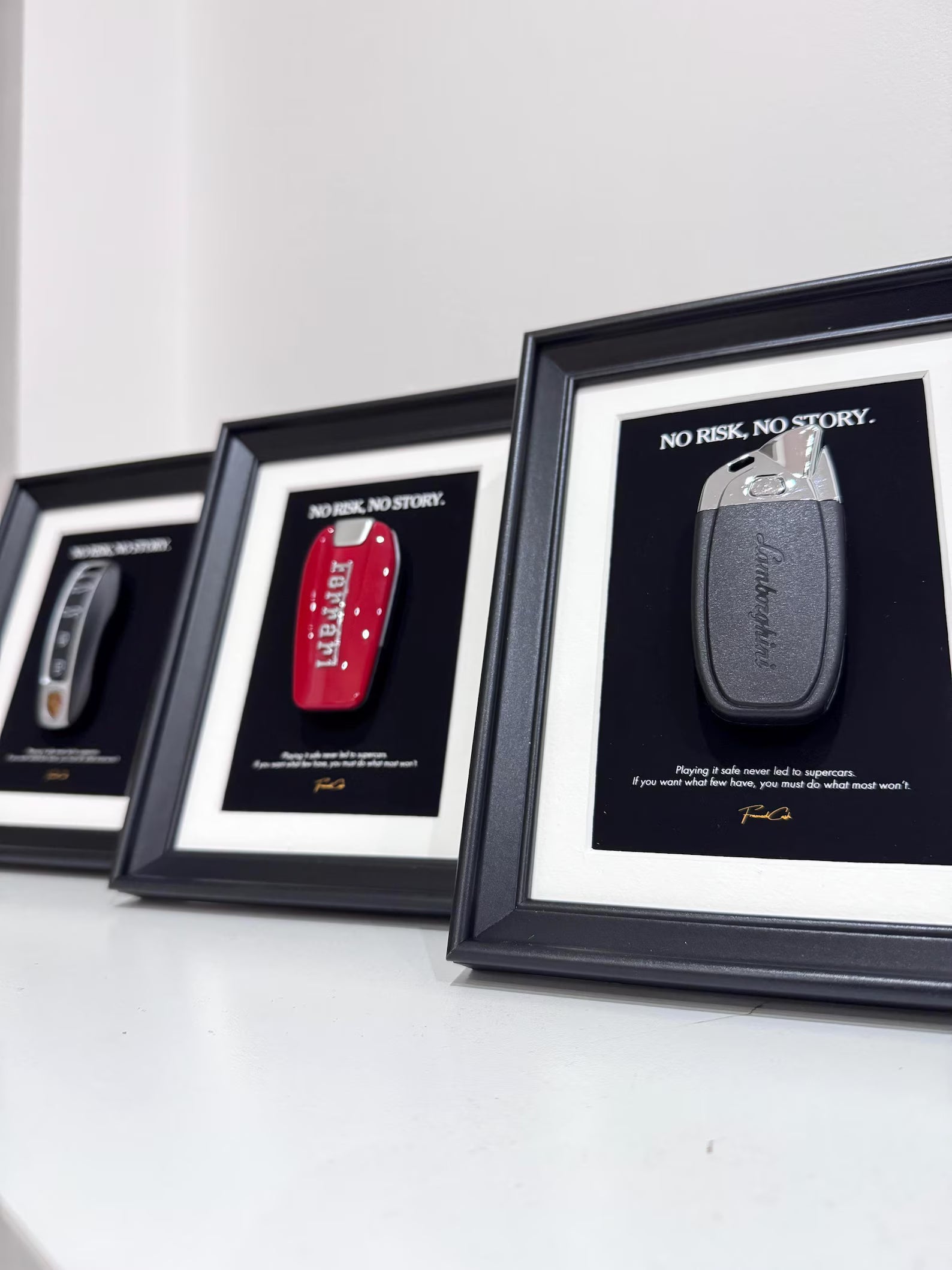 Mini Key Frame Porshe - No Risk, No Story